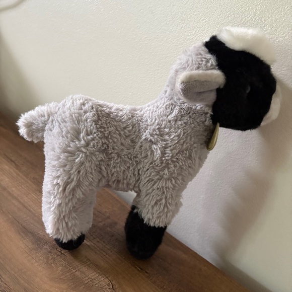 Aurora Miyoni Tots Goat Kid Gray Black Stuffed Animal Plush Toy - Picture 3 of 8